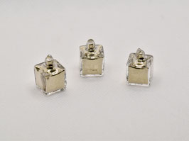 Cesium metal fulfilled in handmade 10mm glass cube