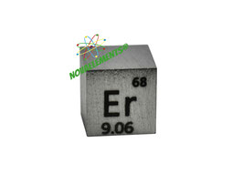 Erbium metal density cube 99.95% 10mm