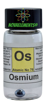 Osmium metal pellet 99.95% various weight