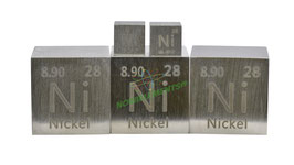 Nickel metal 25.4mm cube 99.99% ( 1 inch)