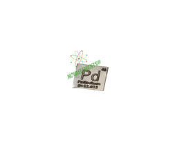 Palladium metal square 10mm in vial 99.95%