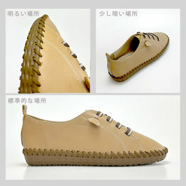 モカシンシューズ　73731　キャメル