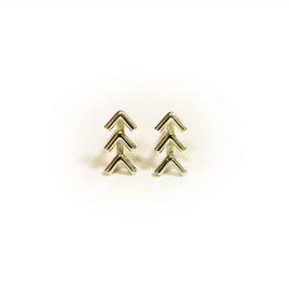 Suus&Co oorknopjes 3*V goud