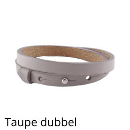 Leren armband voor schuivertjes
