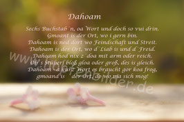 "Dahoam" Blüten