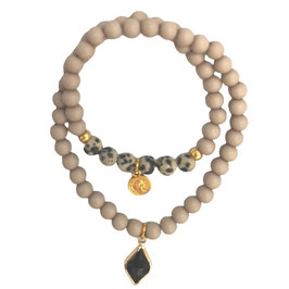 ARMBAND LEA DALMATINERJASPIS