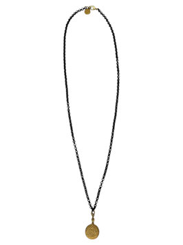 KETTE THEO in schwarz gold