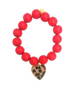 ARMBAND WOOD animalprint