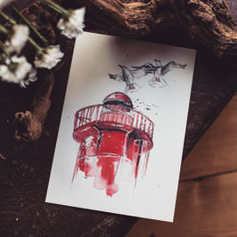 Print "Roter Leuchtturm" A5