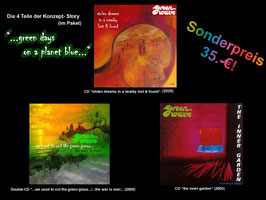 SONDERANGEBOT!!! "...green days on a planet blue..." - die 4 green wave CDs zur Konzeptstory