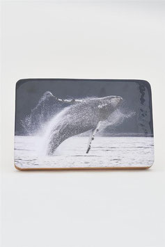 Cooles Wandbild Wal aus Holz