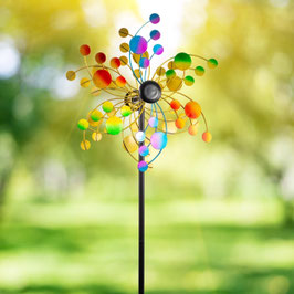 Stilvolles Windspiel Confetti S rainbow aus Metall