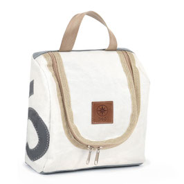 360° Kulturtasche Matrose XL weiß Zahl grau