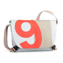 360° Freizeit Bag Törn RESQ weiß/sand Zahl orange