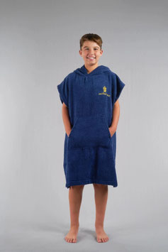 Cooler Surf Poncho für Kids Marineblau