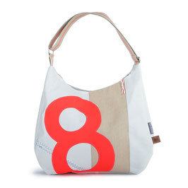 360° Shopper Bucht RESQ weiß/sand Zahl orange