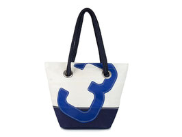 727 Shopper Handtasche Legende weiß/blau Nr. 3 blau