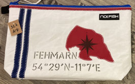 NoFish Segeltuch Kulturbeutel Fehmarn