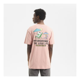 Hydroponic T-Shirt PEANUTS Good Life Blossom Peach
