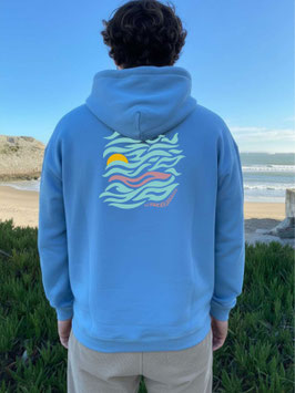 Schwerelosigkite Hoodie Wild & Fluid Dusty-Blue Unisex