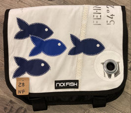 NoFish Umhängetasche Sail Gr.M Fische