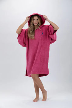 Cooler Surf Poncho pink für alle Küstenmädels