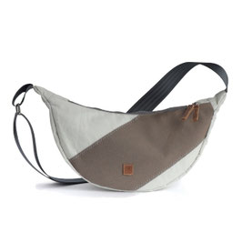 360° Unisextasche Roop weiß Persenning taupe