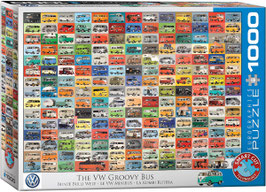 Puzzle VW Bulli Groovy Bus 1000 Teile