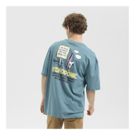 Hydroponic T-Shirt PEANUTS No Dogs Teal