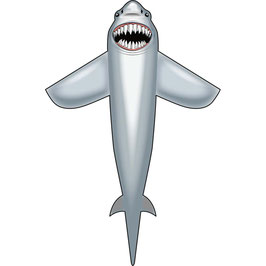 HQ Einleiner Drache Weißer Hai