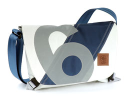 360° Freizeit Bag Törn weiss/blau Zahl grau