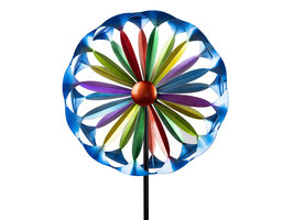 Windspiel Disc-Flower Basic Rainbow aus Metall