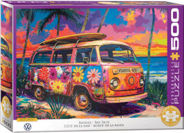 Puzzle VW Bulli Strandspaß 1000 Teile