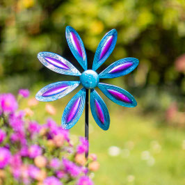 Windspiel Flower Solo Basic aus Metall