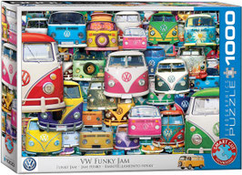 Puzzle VW Bulli Funky Jam 1000 Teile