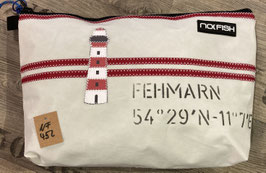 NoFish Segeltuch Kulturbeutel Leuchtturm NF452