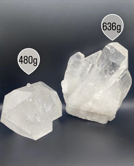 Amas de cristal de roche du Brésil qualité AA gros bloc Muti cristaux