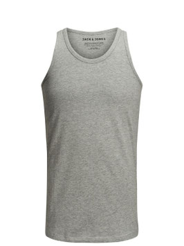 jack&jones - BASIC TANK TOP GREY