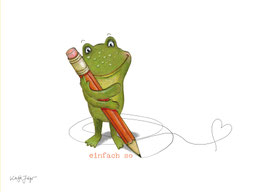 Postkarte "einfach so"