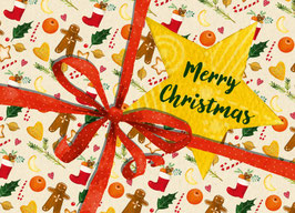 Postkarte "Merry Christmas"