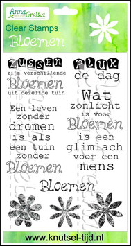 Stempelset Bloemen (12,2 x 17,4 cm)