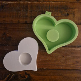 Silikonform Herz, designed by Zauberschmiede