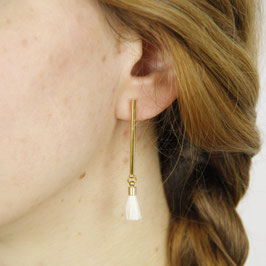 COTTON Earring Bar Tassel