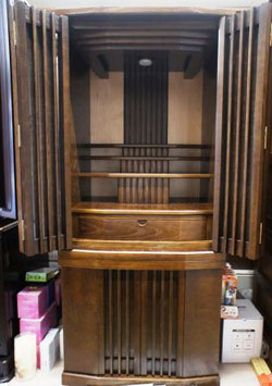 栗　玉杢１８号　机付き
