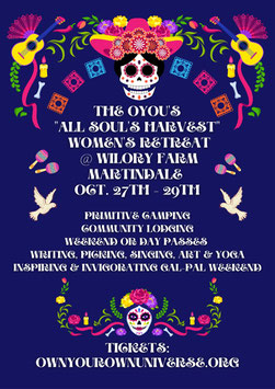 The OYOU's "All Soul's Harvest" Women's Retreat @ Wilory Farm