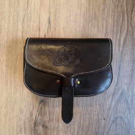 Celtic Gürteltasche Triquetra - braun
