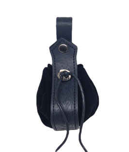 Kleiner Beutel / Gürteltasche schwarz