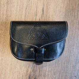 Celtic Gürteltasche Triquetra - schwarz