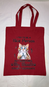Tasche Nice Person rot