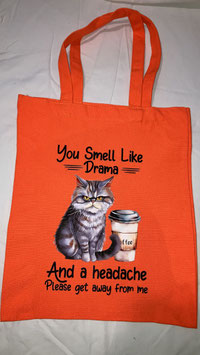 Tasche you smell like Drama orange